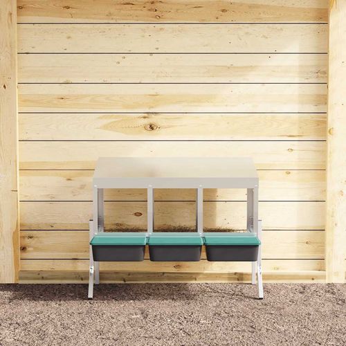 Kurnik lęgowy 3 komory z nogami ocynkowana stal na Arena.pl