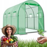 TUNEL OGRODOWY FOLIOWY SZKLARNIA NA WARZYWA ROŚLINY 3x2m FOLIAK 6m2 STELAŻ