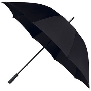 Bardzo duża, wytrzymała parasolka w kolorze czarnym