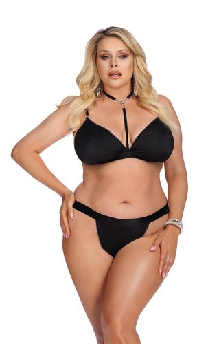 laura set bra+string xl+ (komplet biustonosz + stringi) na Arena.pl