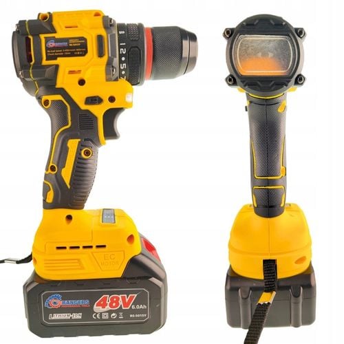 Zestaw narzędzi akumulatorowych 3W1 6Ah WKRĘTARKA SZLIFIERKA KLUCZ 48V na Arena.pl