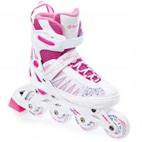 Rolki Regulowane RAVEN Grace 35-39 Kółka LED