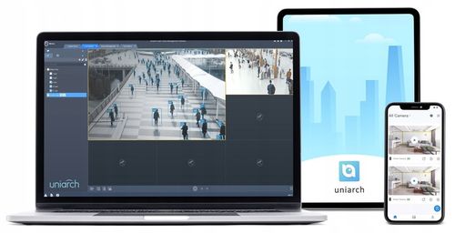 BEZPRZEWODOWA KAMERA WIFI MONITORING 2K+ ZEWNĘTRZNA ZOOM X4 UNIARCH UNIVIEW na Arena.pl