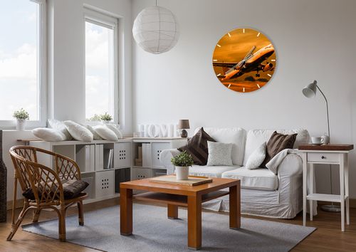 Zegar Ścienny - Samolot Start - 60X60 Cm - C3Ar60X60-0368 na Arena.pl