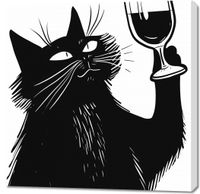 Obraz 90x90cm Koci Wirtuoz