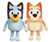 ZESTAW MASKOTEK BLUEY I BINGO 28CM BLUE 2 SZT PRZYTULANKA PREZENT PLUSZAK