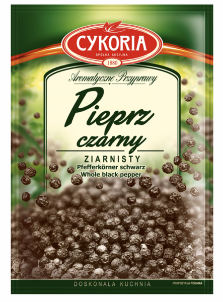 CYKORIA PIEPRZ CZARNY ZIARNO 20G zdjęcie 1