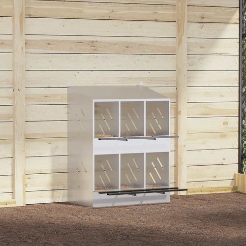 Gniazdo dla kur z 6 przegrodami, ocynkowane na Arena.pl