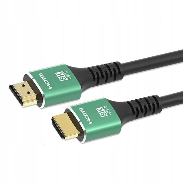 Kabel Interlook HD2.1V 8K 1M HDMI - HDMI 1 m zdjęcie 4