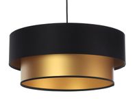 Lampa wisząca DOUBLE BLACK 60 złota/czarna