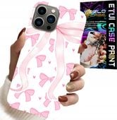 ETUI DO IPHONE 12 PRO - RÓŻOWE WSTAZKI WSTĄZKA MODNE WZORY CASE