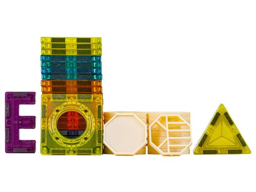 Świecące Klocki Magnetyczne, Tor Kulkowy Dla Kulek 75 Elementów Kulodrom na Arena.pl