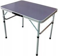 Stolik Kempingowy pod Namiot Turystyczny Składany 75x55 cm Szary