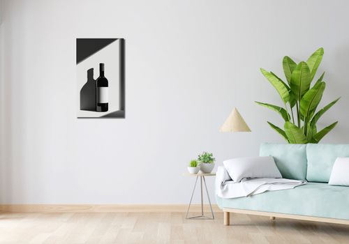 Obraz 40x70cm Butla Wina na Arena.pl
