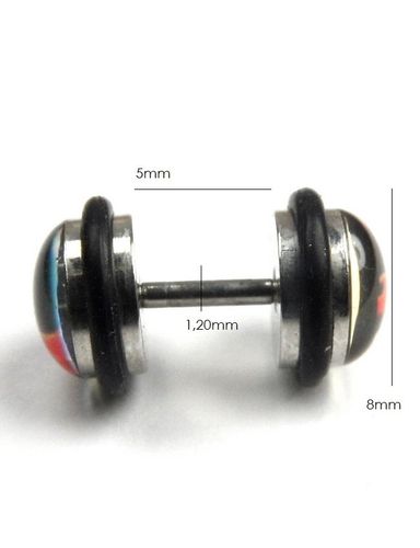 Męski fake plug piercing Estilo Sabroso Es01187 na Arena.pl