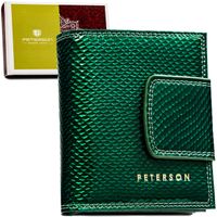 portfel damski skórzany ptn 42329-dsl-6112 green