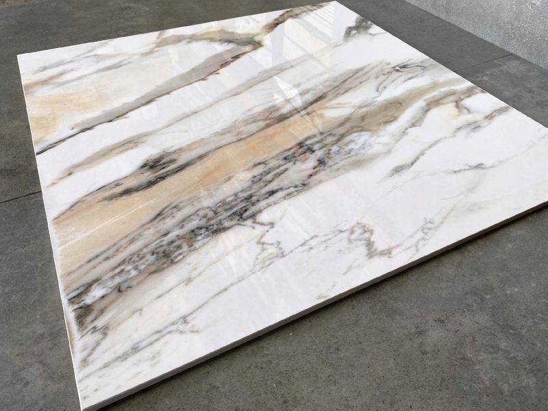 BIAŁY MARMUR gres 60x60 CALACATTA wysoki POŁYSK!!! zdjęcie 1