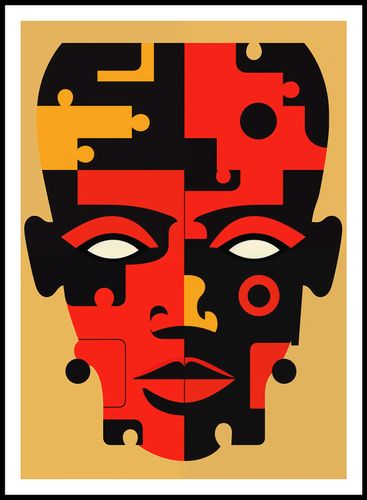 Plakat 64x90cm Puzzle Tożsamości na Arena.pl