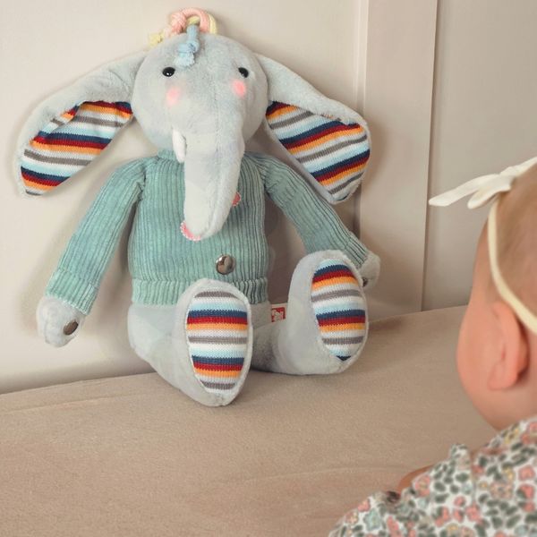 WOOPIE Interaktywny Słonik Przytulanka z Dźwiękiem i Światłem zdjęcie 3