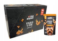 Pan Mięsko Karma mokra dla psa Kawałki w sosie INDYK z KACZKĄ 10x150g