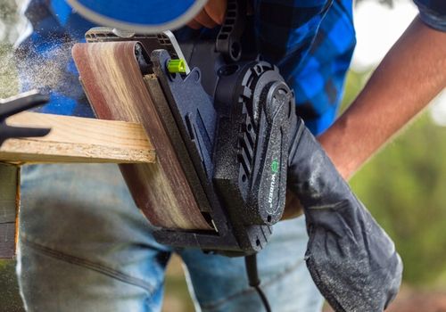 SZLIFIERKA TAŚMOWA CZYSZCZARKA DO DREWNA na Arena.pl