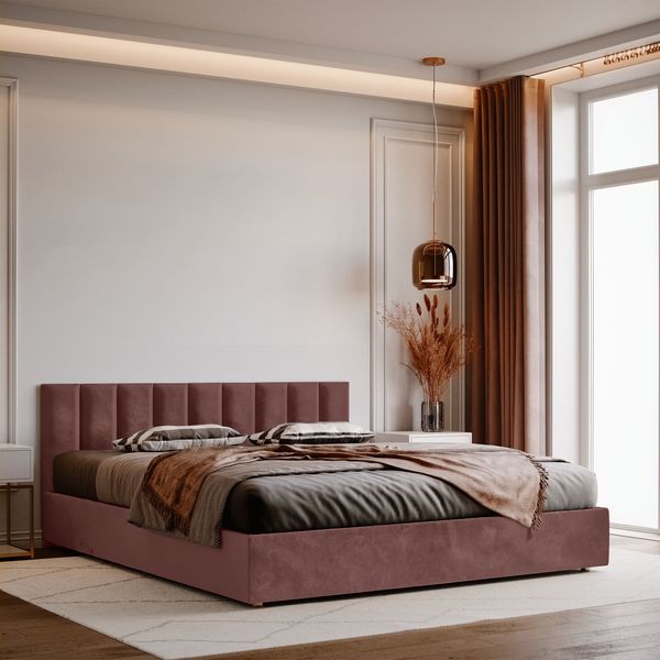 Panel Tapicerowany Ścienny Brudny Róż 60cm x 15cm zdjęcie 4