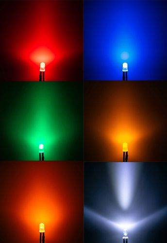 ZESTAW 300 SZT DIODY LED DIP 3mm i 5mm - 6 kolorów w organizerze na Arena.pl