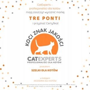 SZELKI dużego kota 38-48cm do 6kg Brytyjski TRE PONTI czarne Z ODBLASKAMI na Arena.pl