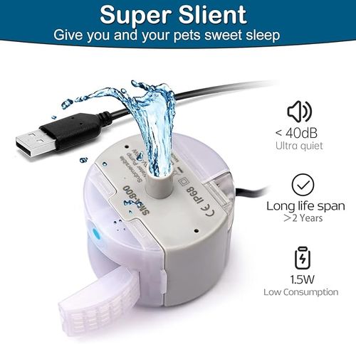 Pompa do fontanny dla kotów silnik zanurzeniowy SMA-800 5V 1.5W na Arena.pl