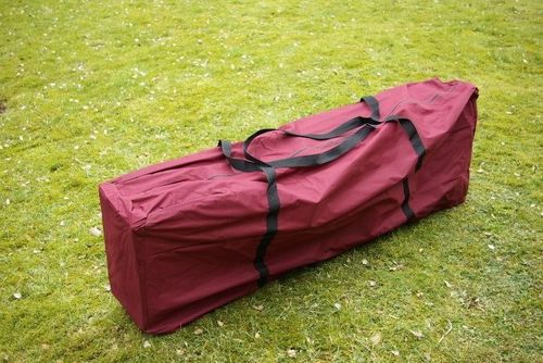 Pawilon ogrodowy rozkładany 3 x 6 m - bordowy na Arena.pl