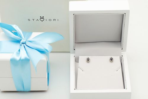 Złote kolczyki KXD0611 - Diament na Arena.pl