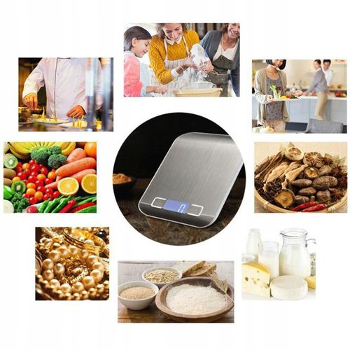 PRECYZYJNA WAGA KUCHENNA DO 10kg I 1g DOMOWA ELEKTRONICZNA TARA LCD na Arena.pl