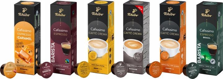 TCHIBO CAFISSIMO ZESTAW COLLECTION 60 kaps zdjęcie 1