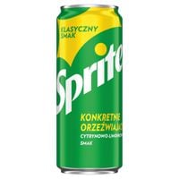 Sprite Napój gazowany cytrynowo-limonkowy smak 330 ml