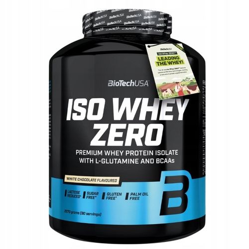 BIOTECH ISO WHEY ZERO 2270g + ISO WHEY ZERO 500g IZOLAT BIAŁKO SERWATKA na Arena.pl