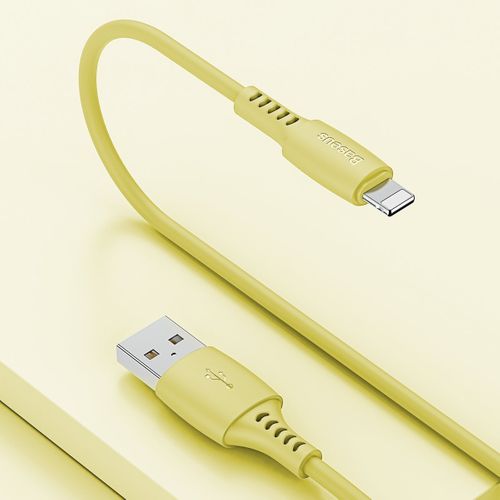 Kabel Lightning Usb Baseus Colourful 1.2M 2.4A (Żółty) na Arena.pl