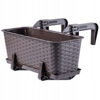 DONICZKA BALKONOWA SKRZYNKA UCHWYTY PODSTAWKA 40cm