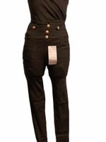 Klasyczne czarne rozciągliwe spodnie