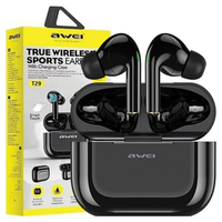 awei słuchawki bluetooth 5.0 t29 tws+ stacja dokująca czarny/black