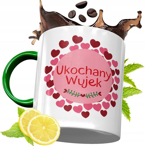 Kubek Zielony Dla Wujka Idealny Prezent Z Nadrukiem Ze Zdjęciem na Arena.pl