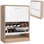 szafka na buty regał 2 komory obuwie komoda pojemna do przedpokoju regał