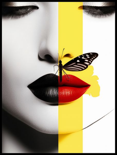 Plakat 60x80cm Motyla Piękność zdjęcie 2