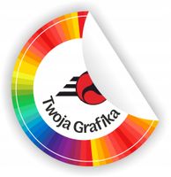 Naklejki ETYKIETY REKLAMOWE z twoim LOGO z dowolnym nadrukiem 5 cm 160 szt.