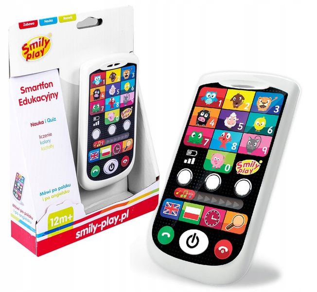 SMILY PLAY EDUKACYJNY SMARTFON dotykowy zdjęcie 9