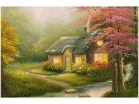 60X40CM WIECZOREM STRUMYKIEM OBRAZ