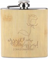 GRAWER Piersiówka 200 ml personalizowany prezent na DZIEŃ KOBIET