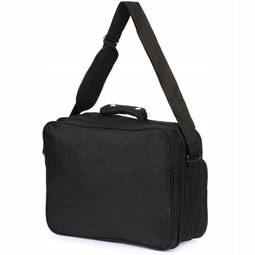 Męska torba do pracy A4 materiałowa pojemna lekka raportówka na dokumenty na Arena.pl