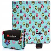 METEOR Duży Koc Na Plażę Piknik 200x200 cm