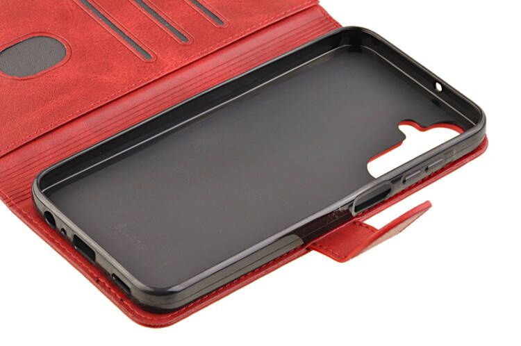 Etui portfel Wallet do Samsung Galaxy A15 4G / A15 5G czerwony zdjęcie 5
