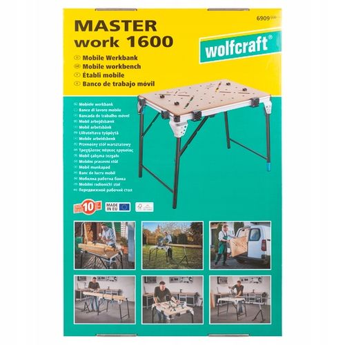 MASTER WORK 1600 STÓŁ MASZYNOWO ROBOCZY WF6909000 WOLFCRAFT na Arena.pl